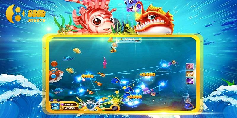 Canh những sinh vật biển xuất hiện để hạ gục trong bắn cá 888B
